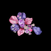 Lavender Ariel Ring. Lab-Grown Amethyst
