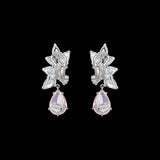 Lily Rose Cluster Earrings, Earrings, Anabela Chan Joaillerie - Fine jewelry with laboratory grown and created gemstones hand-crafted in the United Kingdom. Anabela Chan Joaillerie is the first fine jewellery brand in the world to champion laboratory-grown and created gemstones with high jewellery design, artisanal craftsmanship and a focus on ethical and sustainable innovations.