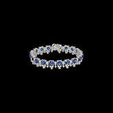 Sapphire Tutti Frutti Bracelet. Lab-Grown Sapphire