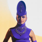 Lavender Valour Necklace. Lab-Grown Amethyst