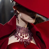 Ruby Valour Earrings. Lab-Grown Ruby