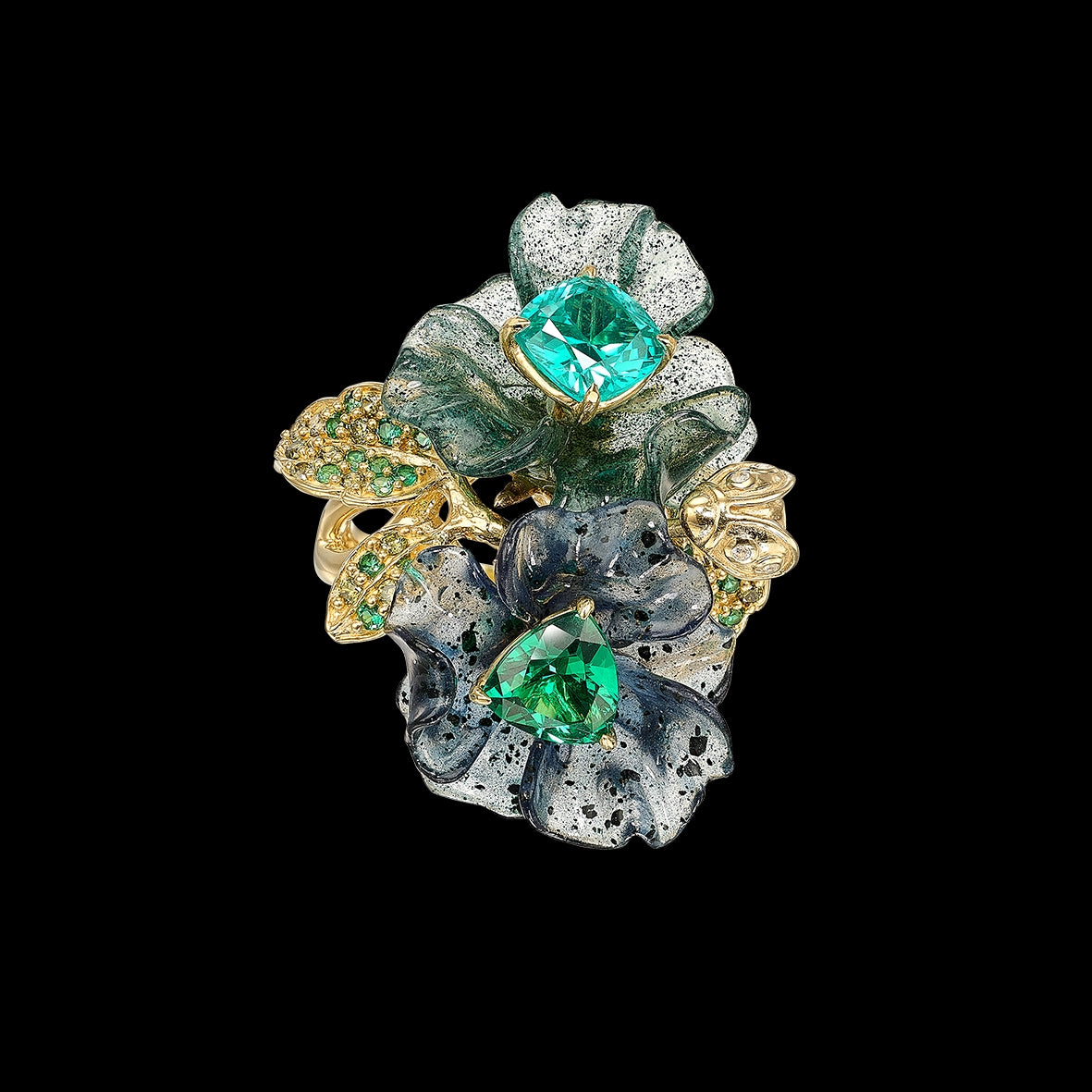 Flower Spirulina Garden Ring