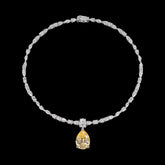 Canary Satine Spectra Necklace. Lab-Grown Simulated Diamond