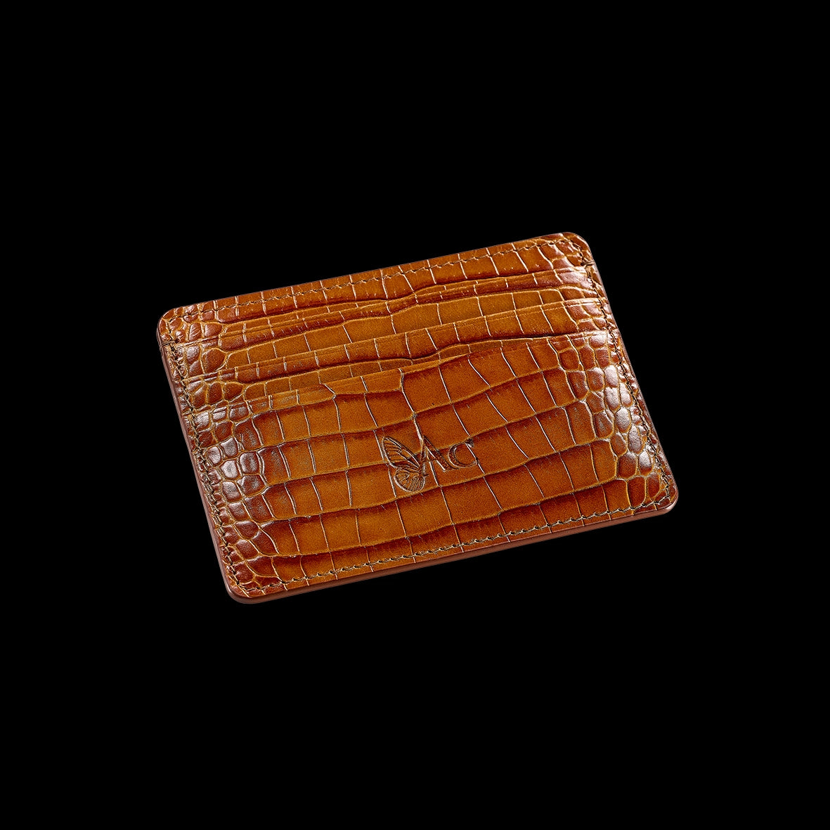 Card Holder - Cognac Brown