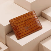 Card Holder - Cognac Brown