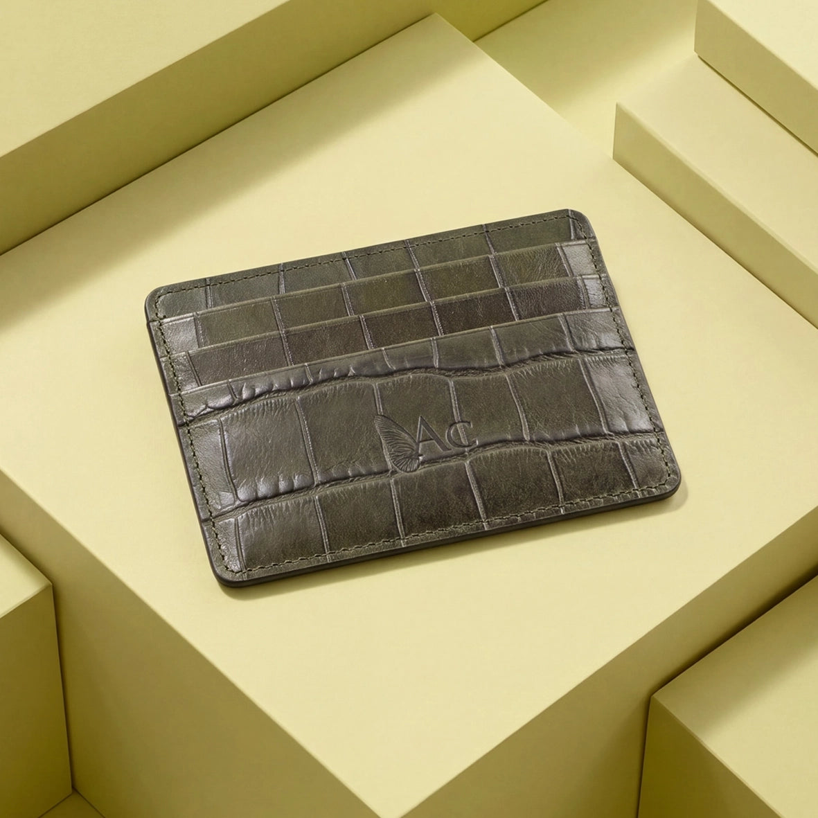 Card Holder - Olive Green