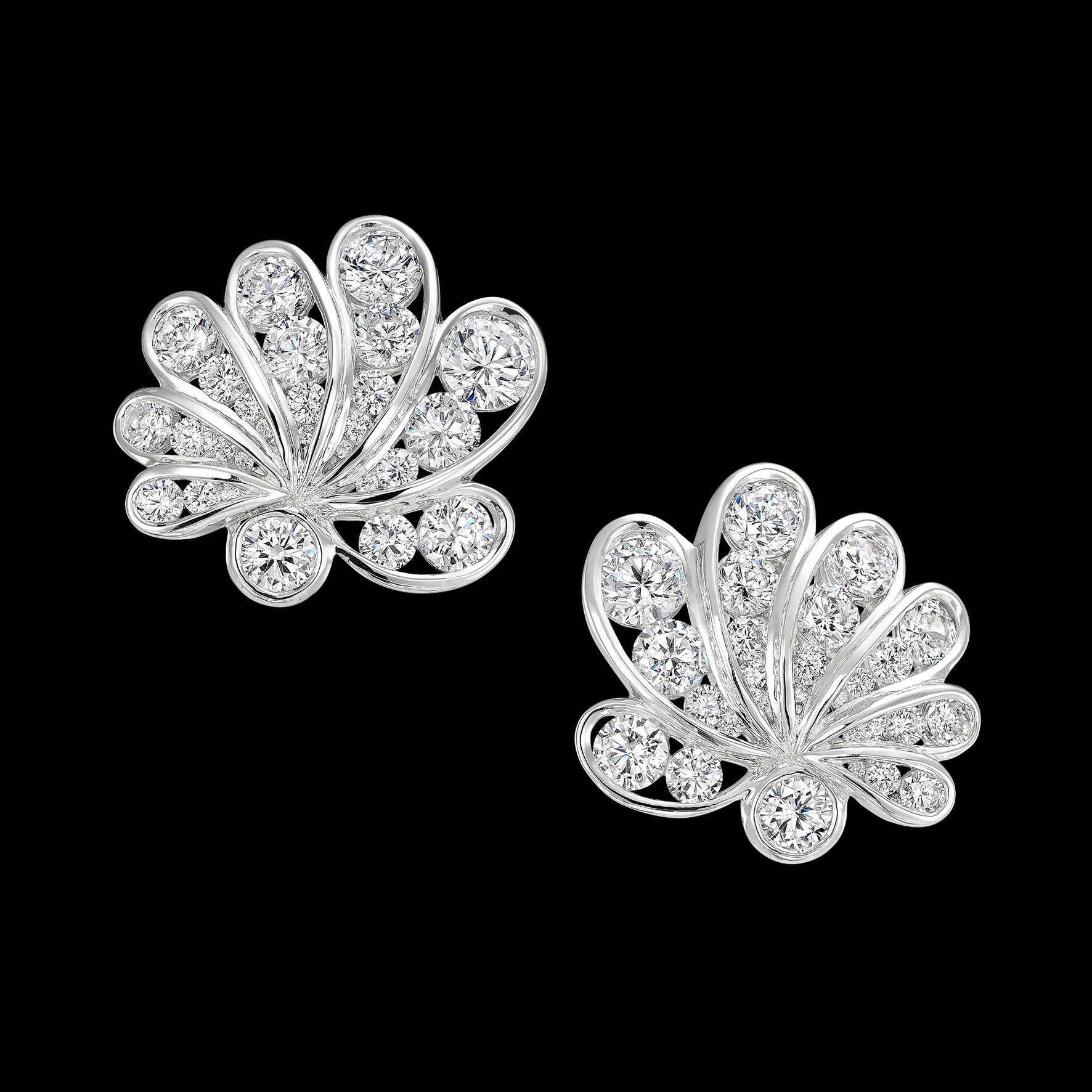 Chanterelle Diamond Earrings