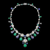 Emerald Paradise Necklace. Lab-Grown Emerald