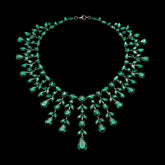 Emerald Valour Necklace. Lab-Grown Emerald