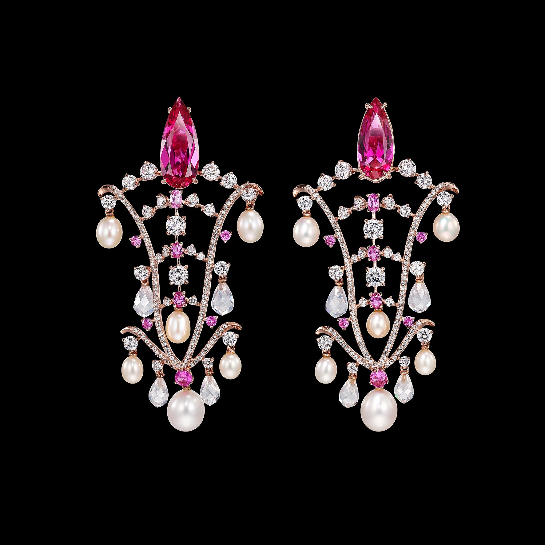 Fuchsia Supernova Earrings