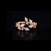 Ivy Diamond Ring. Lab-Grown Simulated Diamond