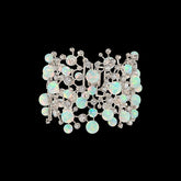Opal Constellation Bracelet. Lab-Grown Opal
