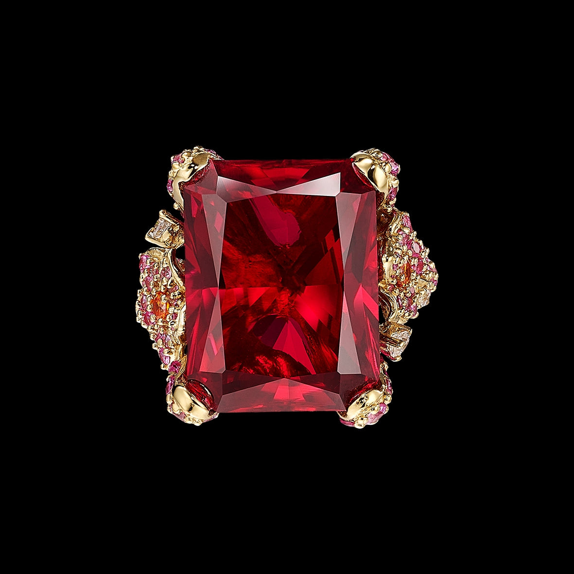 Ruby Cinderella Ring
