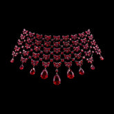Ruby Valour Choker. Lab-Grown Ruby