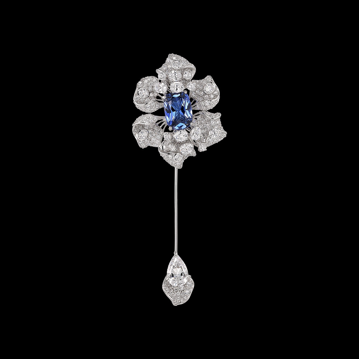 Midnight Fleurs D'Elixir Brooch