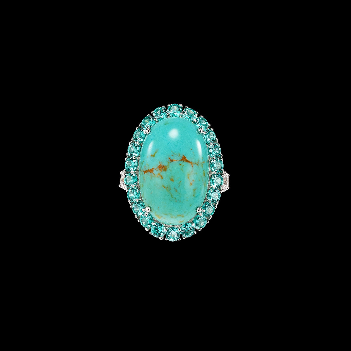 Turquoise Candy Crush Ring