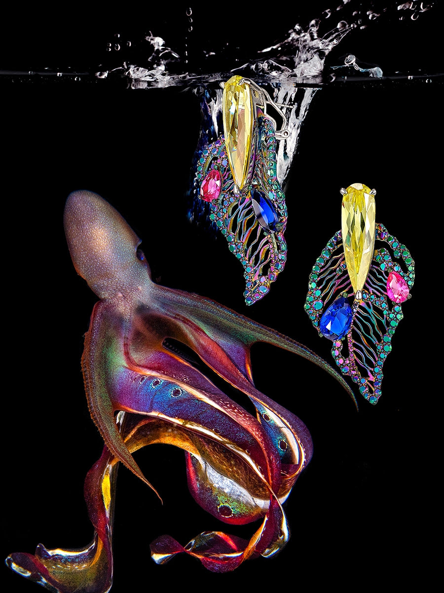 Anabela_Chan_Joaillerie_Our_Collections_Mermaid_s_Tale_Slideshow_Rainbow_Canary_Titan_Earrings
