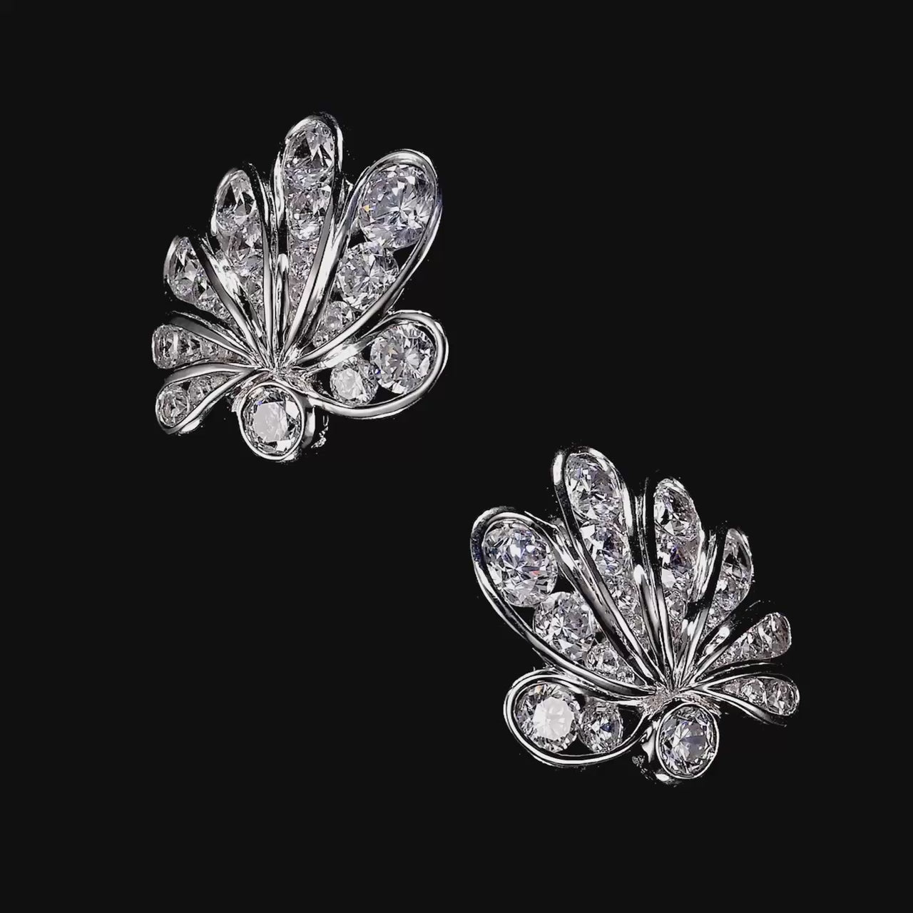 Chanterelle Diamond Earrings
