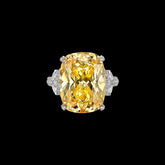 Broderie Canary Ring, Ring, Anabela Chan Joaillerie - Fine jewelry with laboratory grown and created gemstones hand-crafted in the United Kingdom. Anabela Chan Joaillerie is the first fine jewellery brand in the world to champion laboratory-grown and created gemstones with high jewellery design, artisanal craftsmanship and a focus on ethical and sustainable innovations.