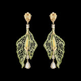 Canary Atlantis Drop Earrings, Earring, Anabela Chan Joaillerie - Fine jewelry with laboratory grown and created gemstones hand-crafted in the United Kingdom. Anabela Chan Joaillerie is the first fine jewellery brand in the world to champion laboratory-grown and created gemstones with high jewellery design, artisanal craftsmanship and a focus on ethical and sustainable innovations.