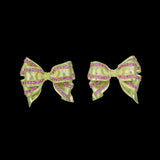 Citrus Mini Bow Tie Earrings