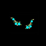 Mini Turquoise Constellation Earrings