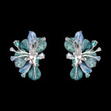 Paraiba Ariel Bloom Earrings, Earring, Anabela Chan Joaillerie - Fine jewelry with laboratory grown and created gemstones hand-crafted in the United Kingdom. Anabela Chan Joaillerie is the first fine jewellery brand in the world to champion laboratory-grown and created gemstones with high jewellery design, artisanal craftsmanship and a focus on ethical and sustainable innovations.