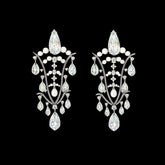 Diamond Supernova Earrings, Earring, Anabela Chan Joaillerie - Fine jewelry with laboratory grown and created gemstones hand-crafted in the United Kingdom. Anabela Chan Joaillerie is the first fine jewellery brand in the world to champion laboratory-grown and created gemstones with high jewellery design, artisanal craftsmanship and a focus on ethical and sustainable innovations.