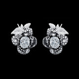 Mini Blossom Diamond Earrings