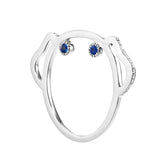 Sapphire Puppy Ring, Ring, Anabela Chan Joaillerie - Fine jewelry with laboratory grown and created gemstones hand-crafted in the United Kingdom. Anabela Chan Joaillerie is the first fine jewellery brand in the world to champion laboratory-grown and created gemstones with high jewellery design, artisanal craftsmanship and a focus on ethical and sustainable innovations.