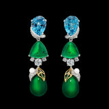Emerald Berry Earrings