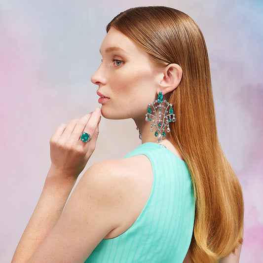 A true statement piece for special occasions - Paraiba Supernova Earrings