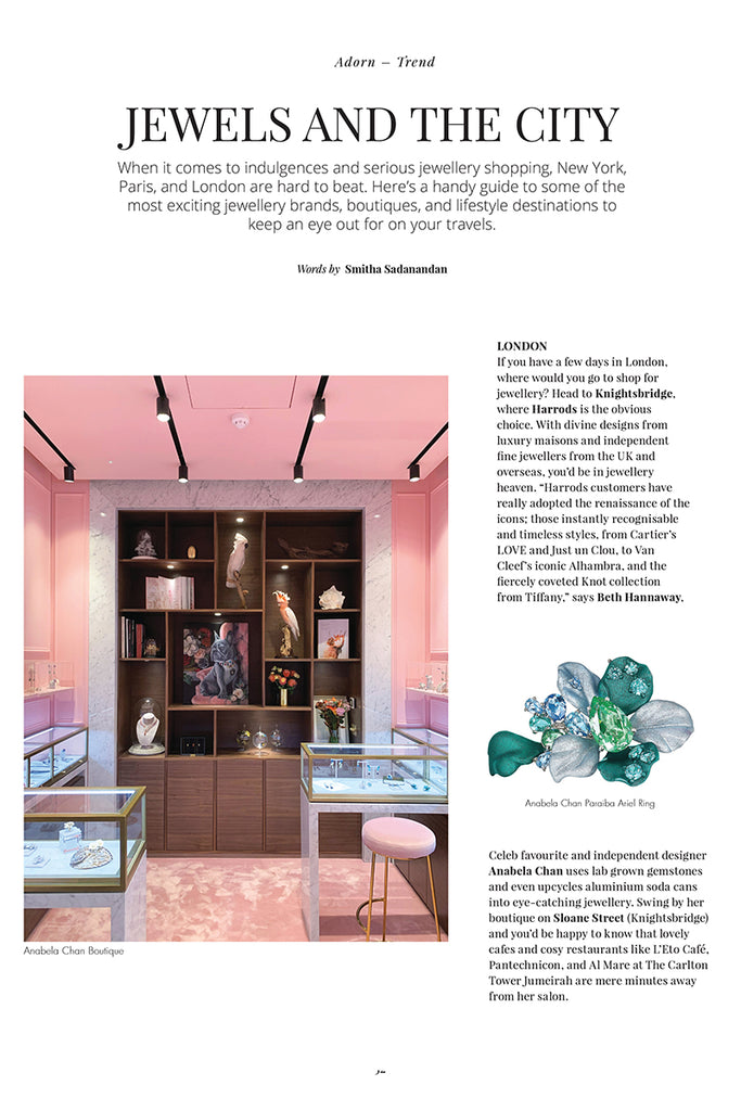 Anabela Chan Joaillerie Boutique in Jewels and the City Guide