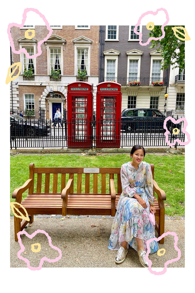 Our collectively-endowed bench at Berkeley Square