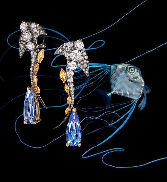 When Italian Fashion meets our award-winning laboratory grown gemstones