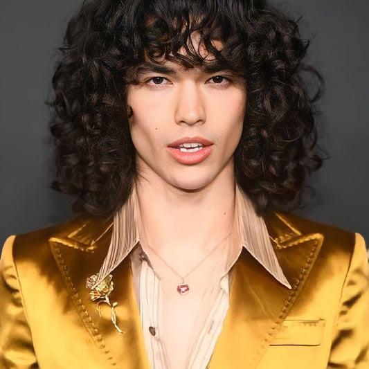 Conan Gray wears Canary Parrot Tulip Brooch to Spotify Best New Artist Party