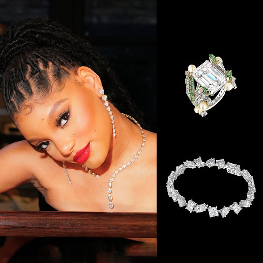 Halle Bailey wearing Anabela Chan Joaillerie to Glamour Women of the Year Awards