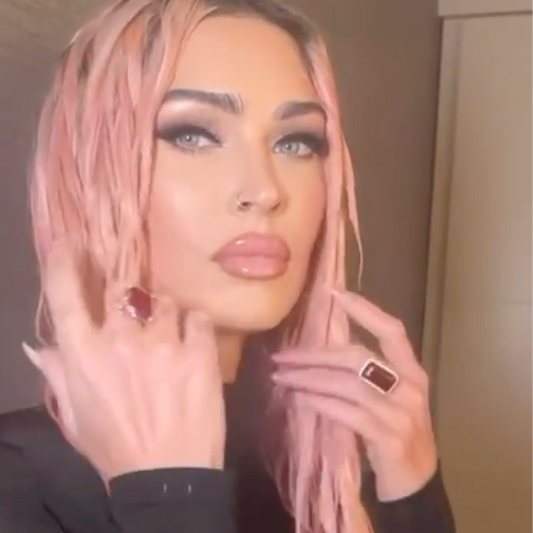 Megan Fox wears the Ruby Cinderella Ring