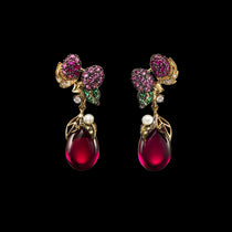 Berry Drop Earrings