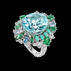 Aqua Poseidon Ring