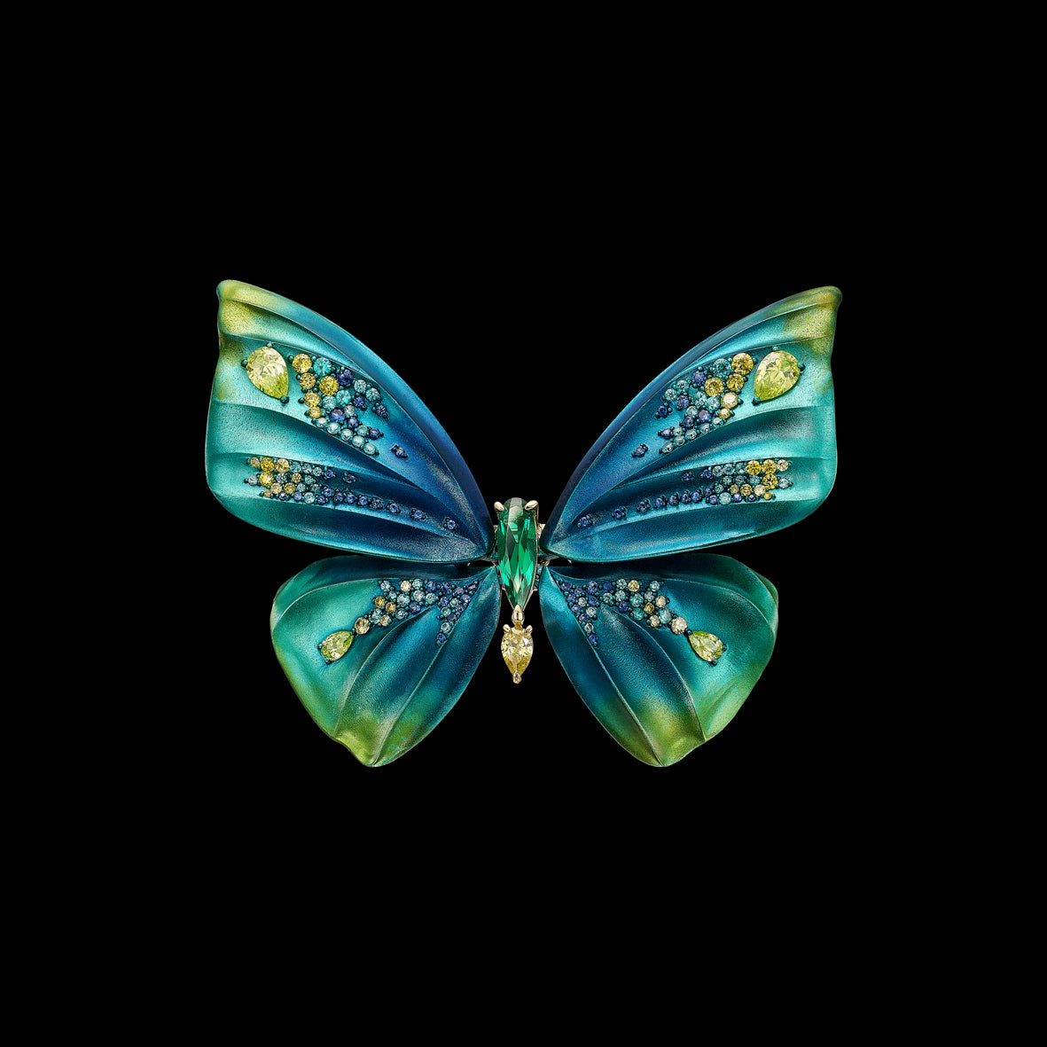 Aurora Butterfly Brooch