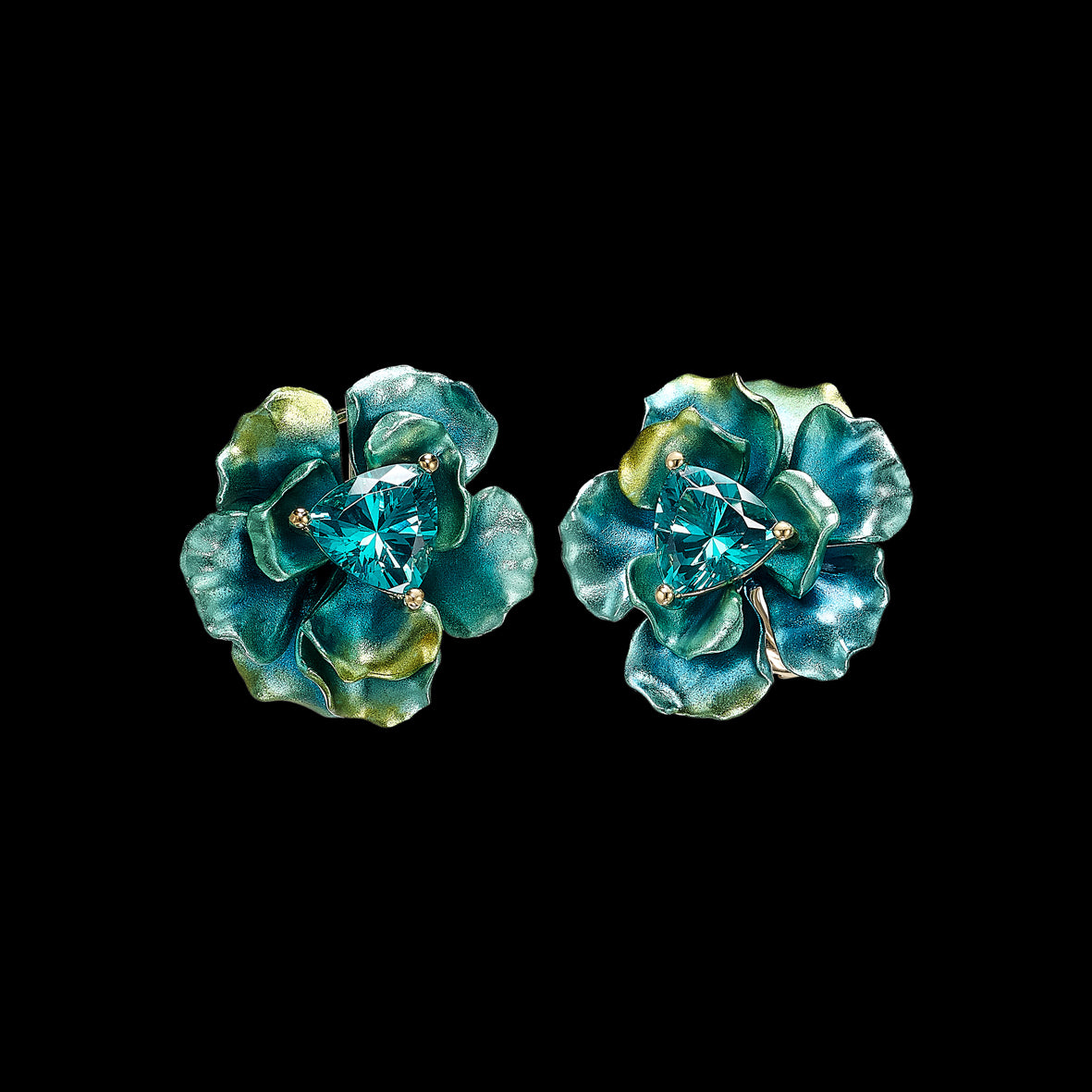 Aurora Rose Studs