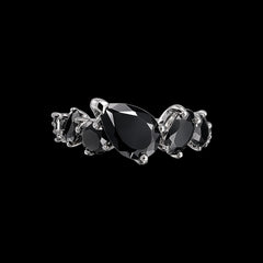 Black Diamond Nova Starburst Ring