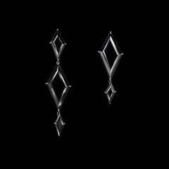 Black Diamond Trinity's Shatter Earrings