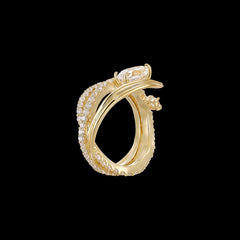 Blades of Grass Diamond Ring