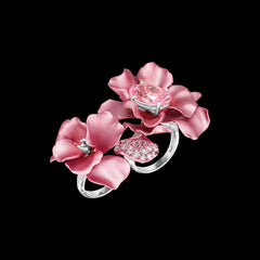 Blush Rose Flower Ring