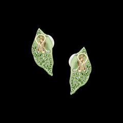 Citrus Leaf Blade Ear Studs