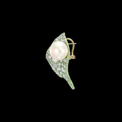 Citrus Leaf Blade Ear Studs