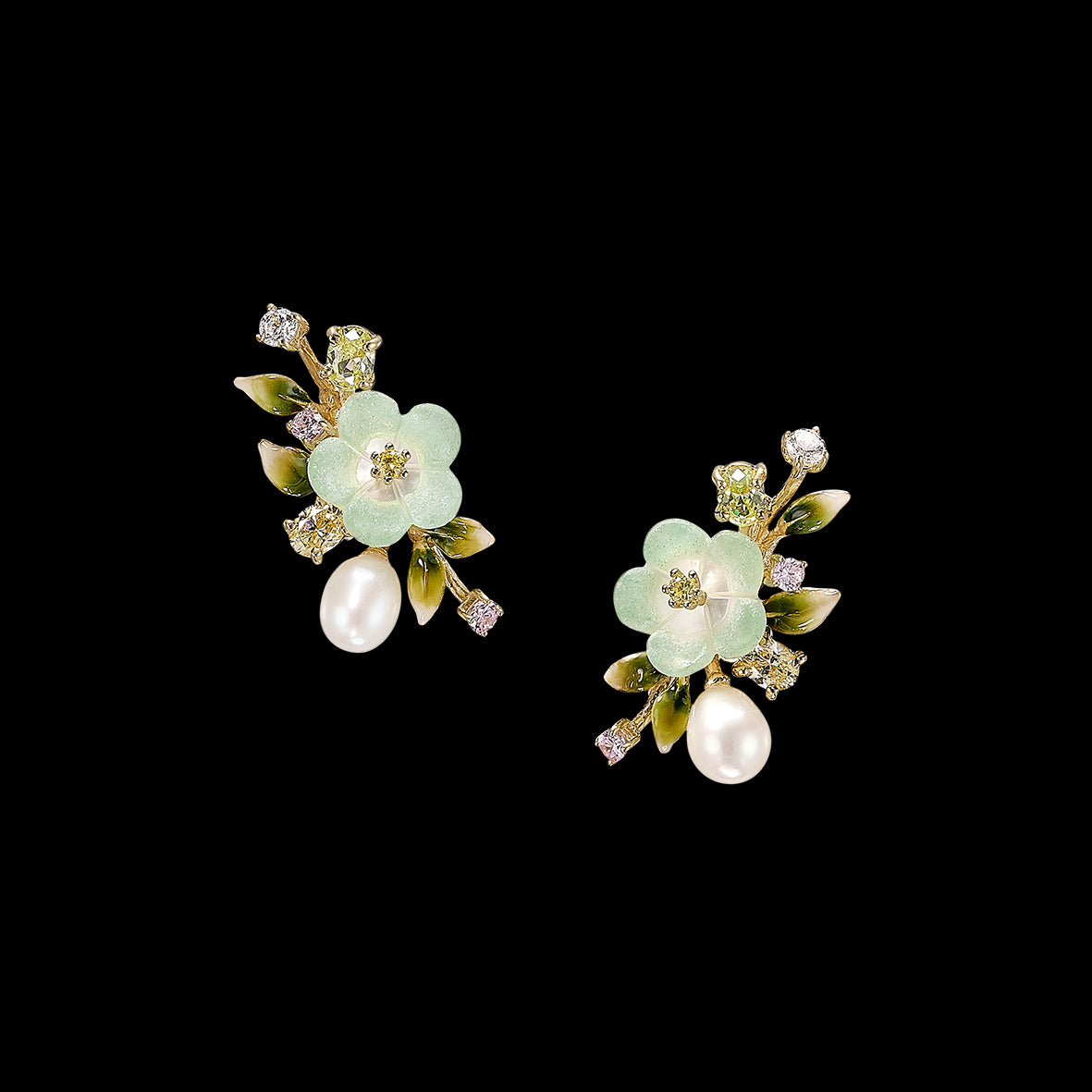 Citrus Primrose Vine Studs