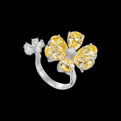 Daisy Diamond Marguerite Rings